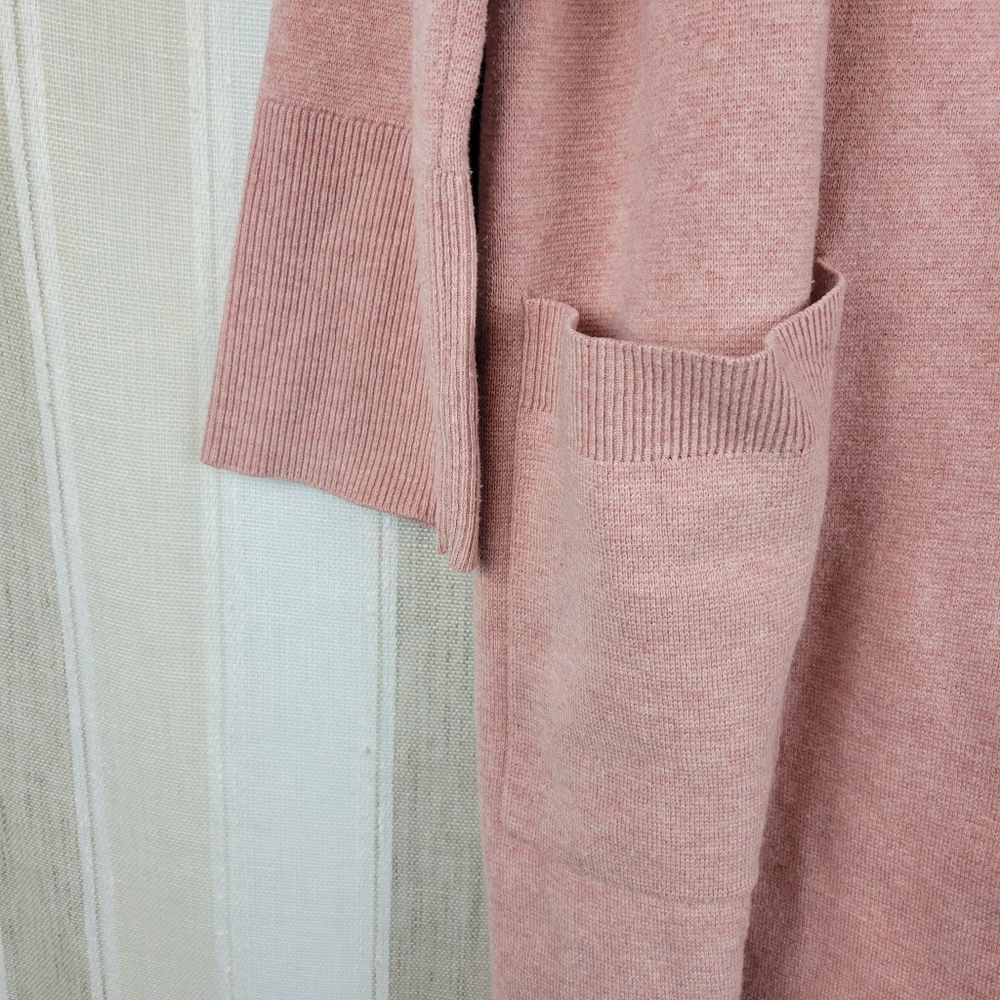 J.‎ Crew Blossom Ella Sweater Blazer Pink Size Extra Small Cotton Merino Wool - Picture 4 of 10
